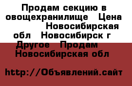 Продам секцию в овощехранилище › Цена ­ 15 000 - Новосибирская обл., Новосибирск г. Другое » Продам   . Новосибирская обл.